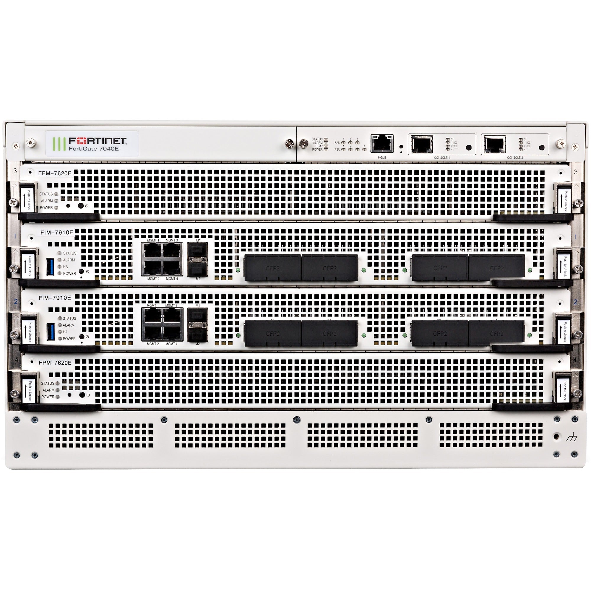Fortinet FortiGate FG-7040E-DC Network Security/Firewall Appliance - FG-7040E-9-DC-BDL-950-12