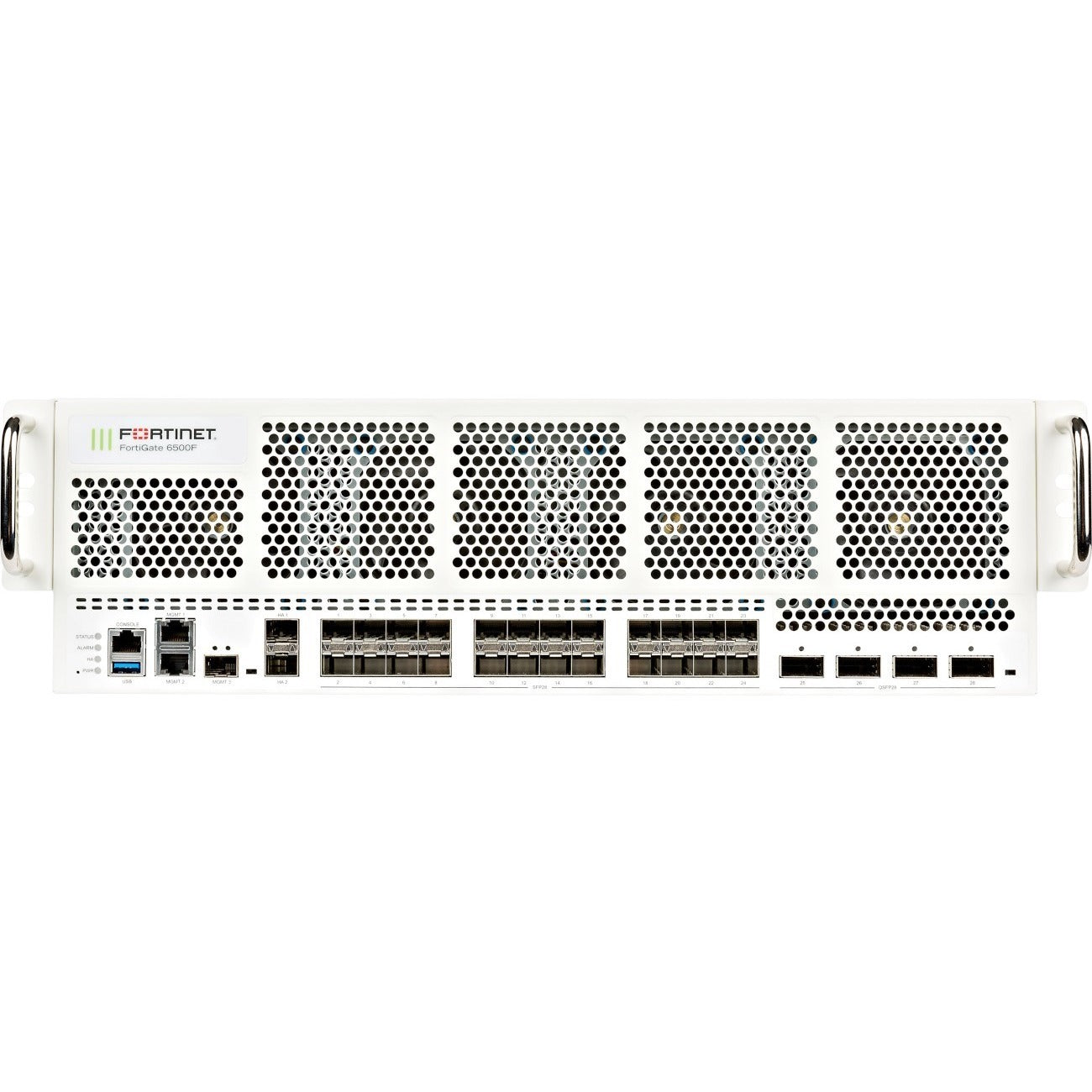 Fortinet FortiGate FG-6500F-DC Network Security/Firewall Appliance - FG-6500F-DC-BDL-950-12