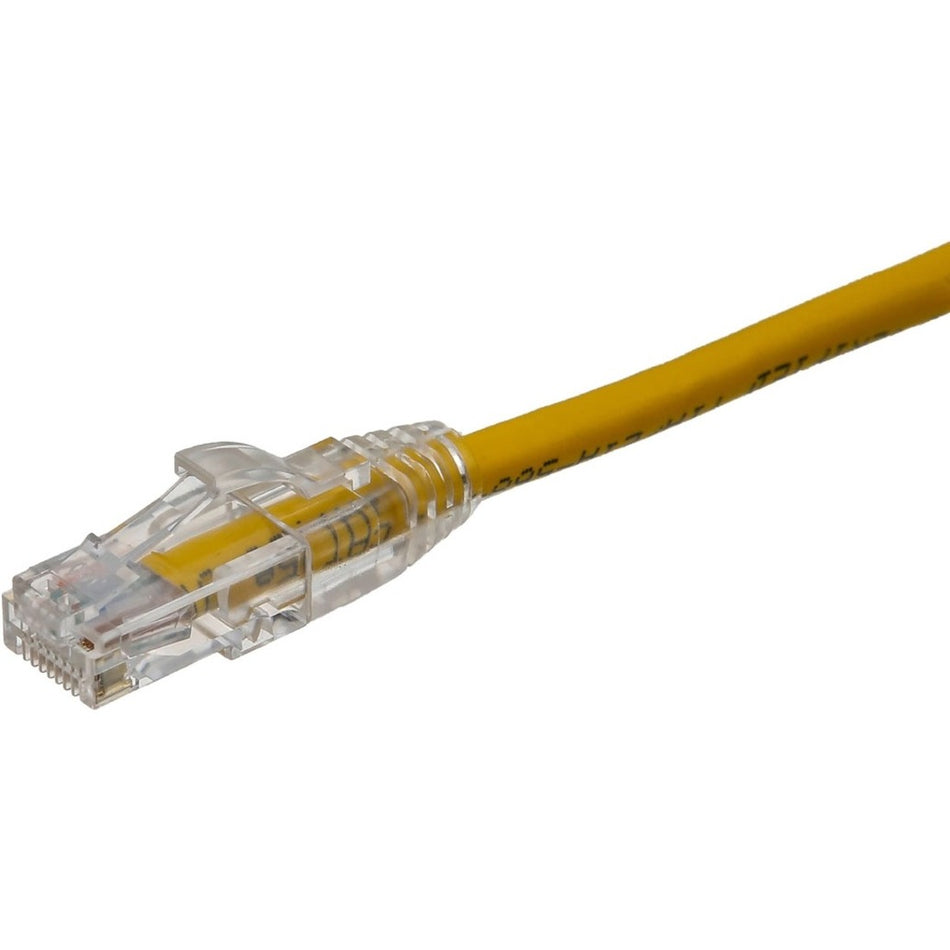 Axiom 50FT CAT6 UTP 550mhz Patch Cable Clear Snagless Boot (Yellow) - TAA Compliant - AXG99725