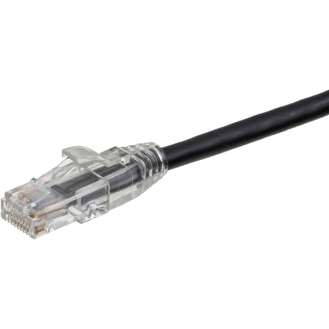 Axiom 12FT CAT6 UTP 550mhz Patch Cable Clear Snagless Boot (Black) - TAA Compliant - AXG99568