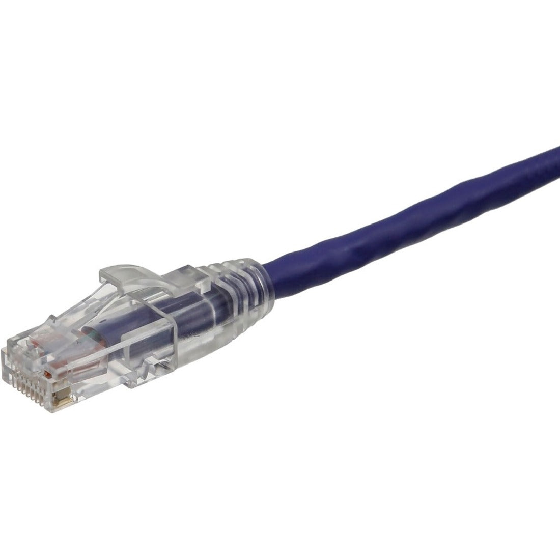 Axiom 1FT CAT6 UTP 550mhz Patch Cable Clear Snagless Boot (Purple) - TAA Compliant - AXG99664