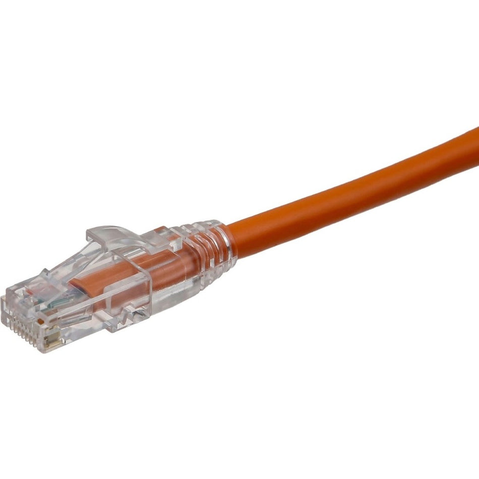 Axiom 50FT CAT6 UTP 550mhz Patch Cable Clear Snagless Boot (Orange) - TAA Compliant - AXG99652