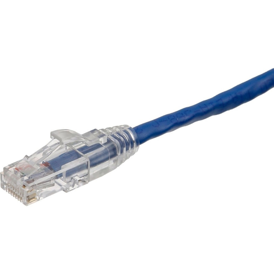Axiom 50FT CAT6 UTP 550mhz Patch Cable Clear Snagless Boot (Blue) - TAA Compliant - AXG99598