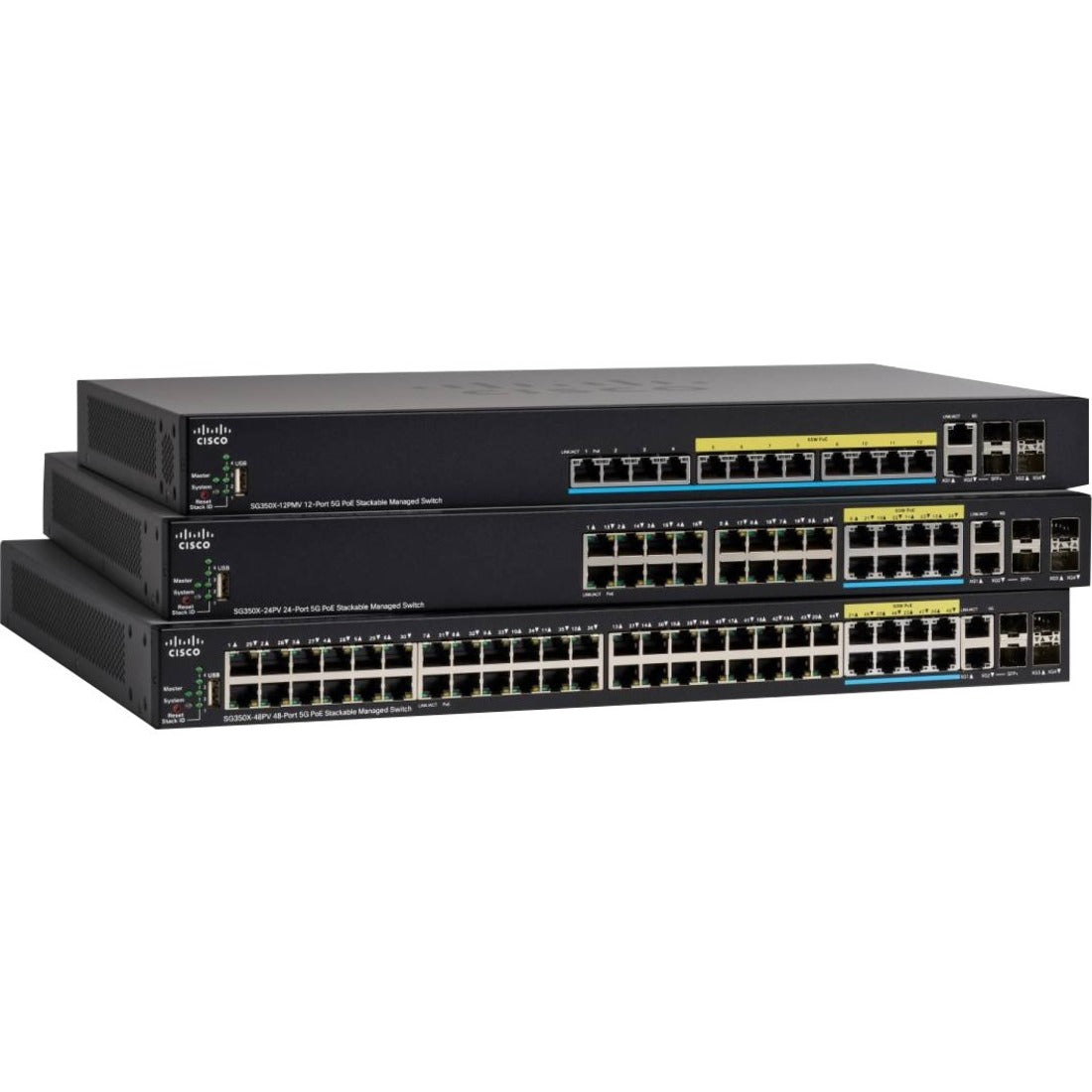 Cisco SG350XG-24T 24-Port 10GBase-T Stackable Managed Switch - SG350XG-24TK9NA-RF