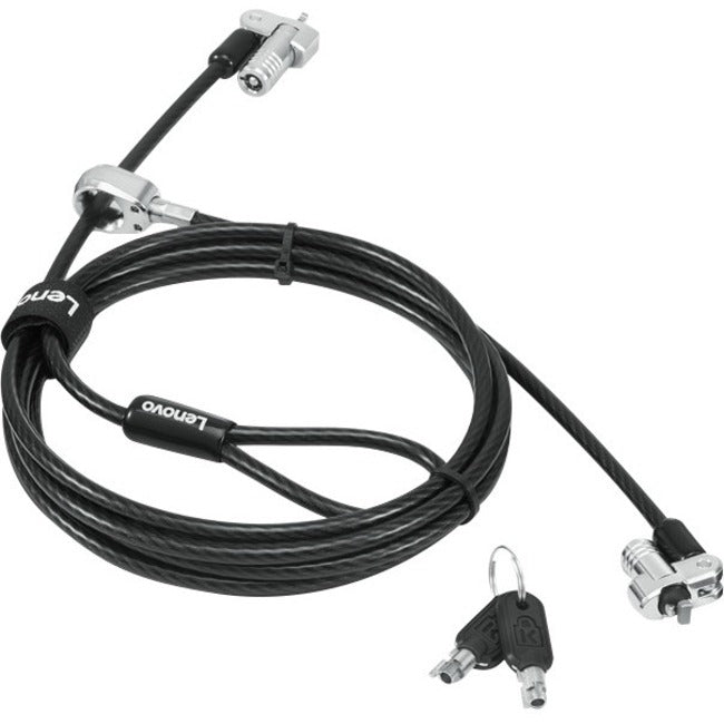 Lenovo NanoSaver Twin Head Nano/MS 2.0 MasterKey Cable Lock - 4XE1B81920