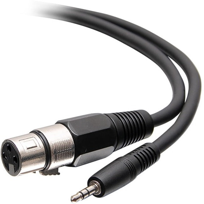 C2G 1.5ft / 18in 3-Pin XLR to TRS 1/8" 3.5mm AUX Audio Cable - M/F - C2G41468