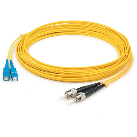 AddOn 47m SC (Male) to ST (Male) Straight Yellow OS2 Duplex Plenum Fiber Patch Cable - ADD-ST-SC-47M9SMFP