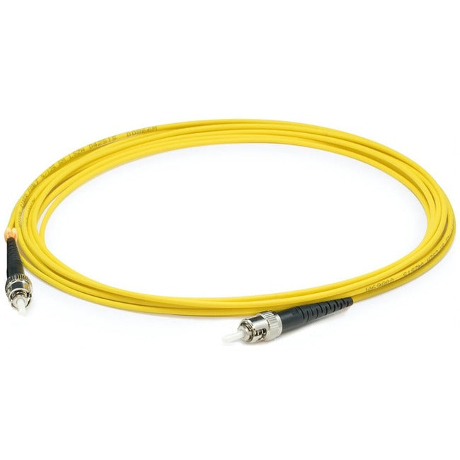 AddOn 36m ST (Male) to ST (Male) Straight Yellow OS2 Simplex Plenum Fiber Patch Cable - ADD-ST-ST-36MS9SMFP