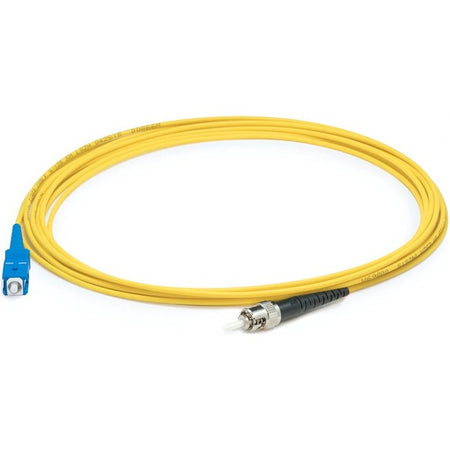 AddOn 48m SC (Male) to ST (Male) Straight Yellow OS2 Simplex LSZH Fiber Patch Cable - ADD-ST-SC-48MS9SMFLZ