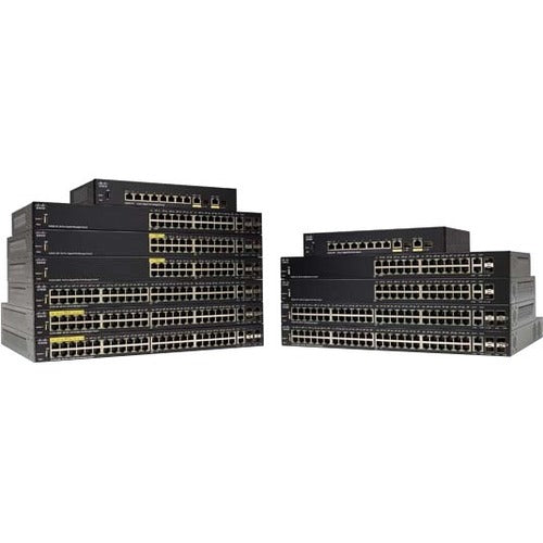 Cisco SF350-8 8-Port 10 100 Managed Switch - SF352-08-K9-NA-RF