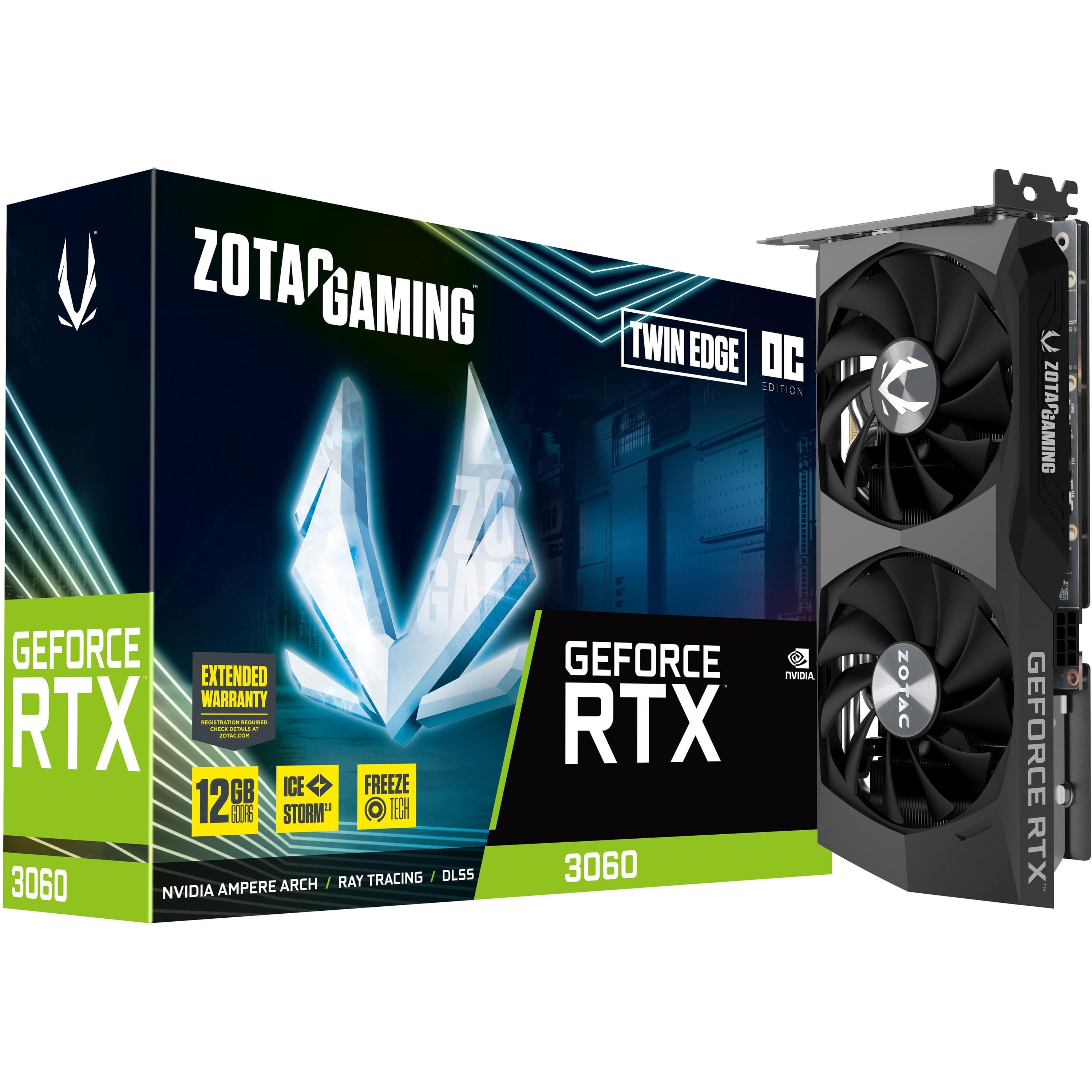 Zotac NVIDIA GeForce RTX 3060 Graphic Card - 12 GB GDDR6 - ZT-A30600H-10M