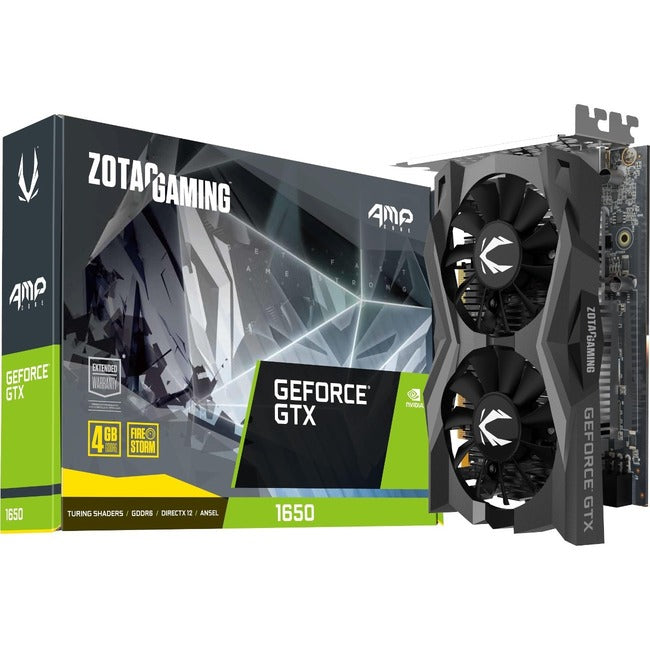 Zotac NVIDIA GeForce GTX 1650 Graphic Card - 4 GB GDDR6 - ZT-T16520J-10L