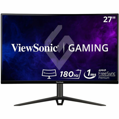 ViewSonic OMNI VX2718-2KPC-MHD 27 Inch Curved 1440p 1ms 165Hz Gaming Monitor with Adaptive Sync, Eye Care, HDMI and Display Port - VX2718-2KPC-MHD