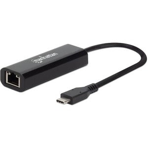 USB-C to 2.5GBASE-T Gigabit (10/100/1000 Mbps & 2.5 Gbps) RJ45 Network Adapter, Multi-Gigabit Ethernet, Black, Three Year Warranty, Equivalent to US2GC30 - 153300