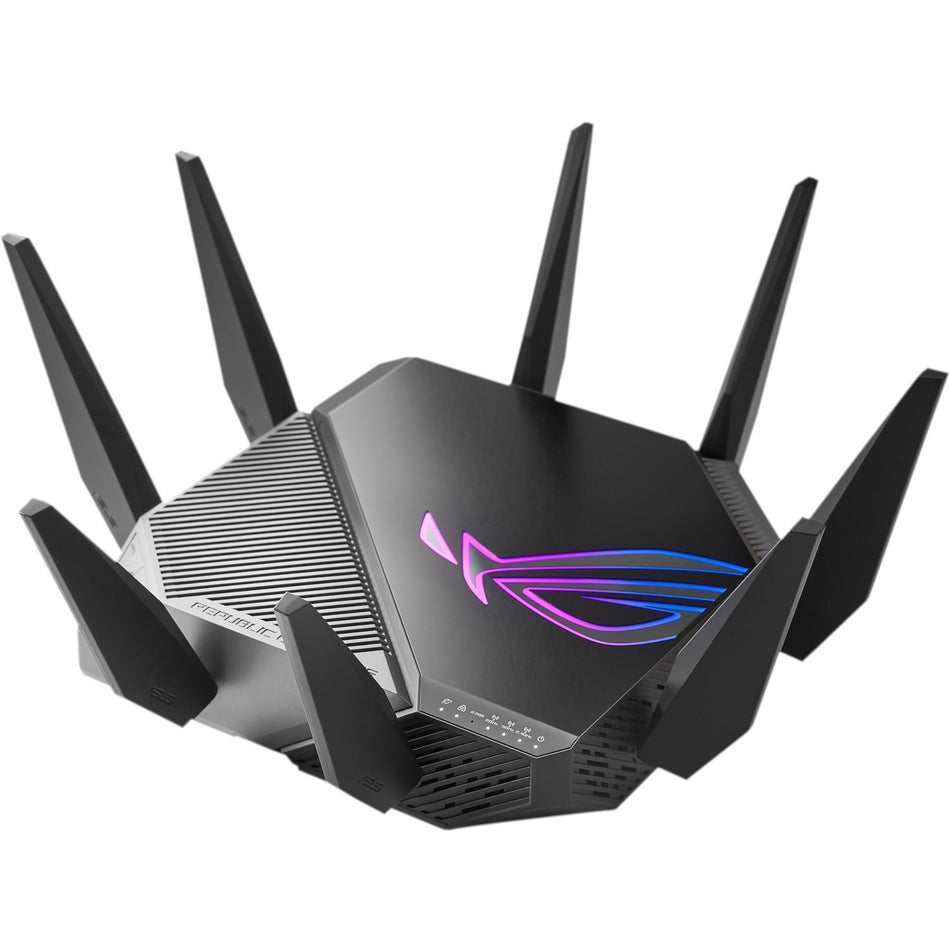 Asus ROG Rapture GT-AXE11000 Wi-Fi 6 IEEE 802.11ax Ethernet Wireless Router - GT-AXE11000