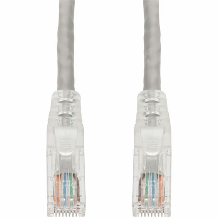 AddOn 35ft Gray CAT 6 PVC Ethernet Cable Snagless Easy Clear Boot TAA RJ-45 M/M - ADD-35FCAT6-GY-TAA