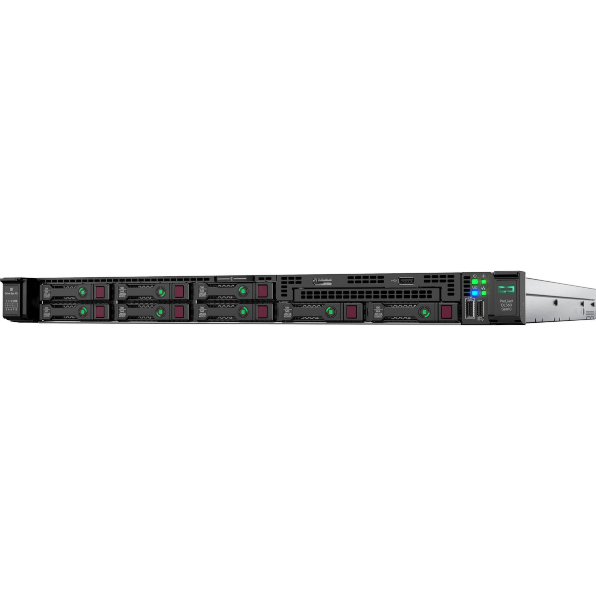 HPE ProLiant DL360 G10 1U Blade Server - 1 x Intel Xeon Silver 4215R 3.20 GHz - 32 GB RAM - Serial ATA Controller - P40638-B21