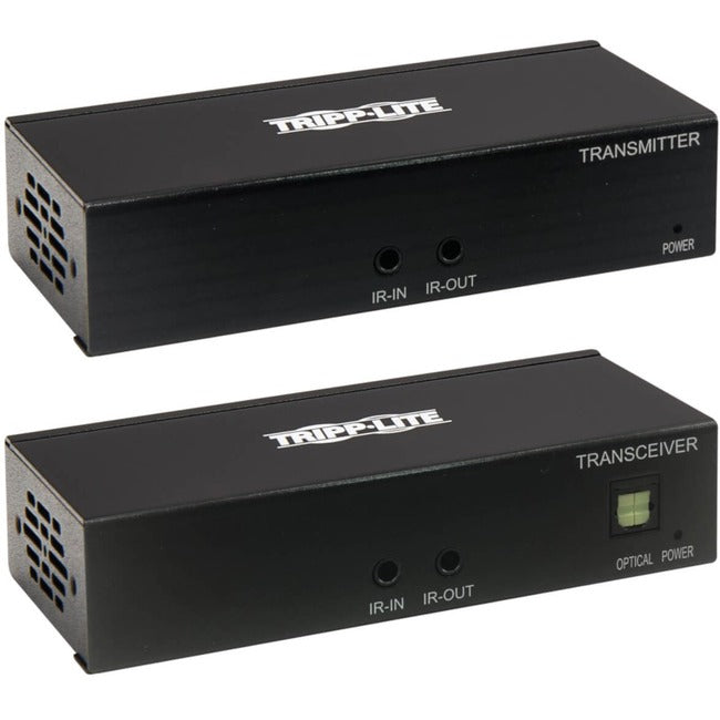 Tripp Lite by Eaton HDMI over Cat6 Extender Kit, Transmitter and Receiver with Repeater, 4K 60Hz, 4:4:4, IR, HDR, PoC, 230 ft., TAA - B127A-111-BHTH