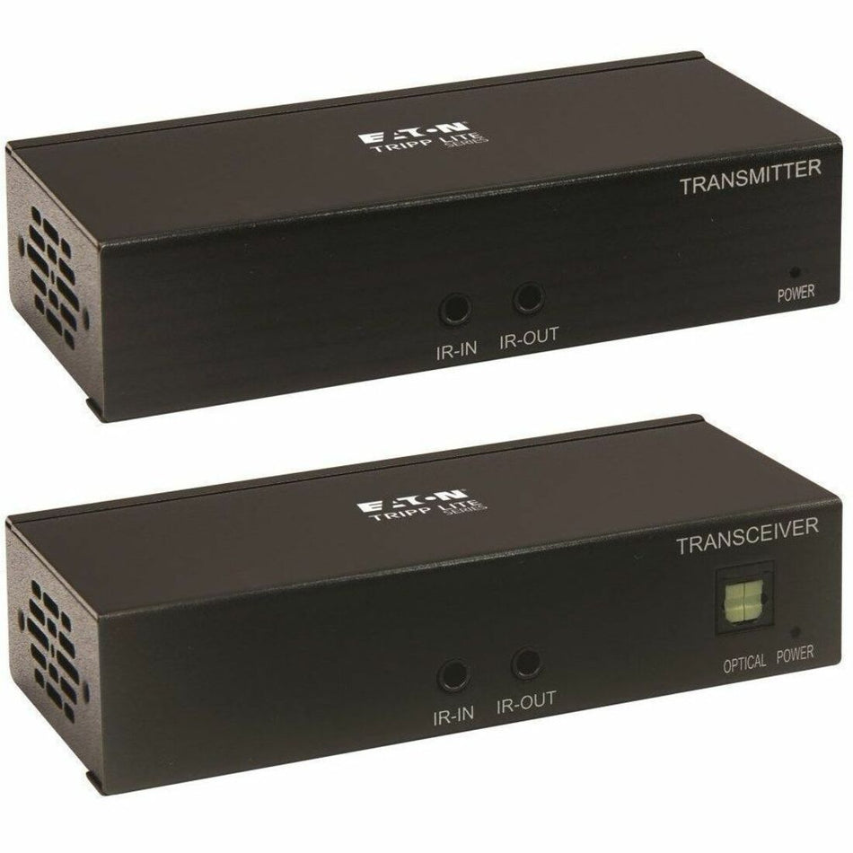 Eaton Tripp Lite Series HDMI over Cat6 Extender Kit, Transmitter and Receiver with Repeater, 4K 60Hz, 4:4:4, IR, HDR, PoC, 230 ft., TAA - B127A-111-BHTH
