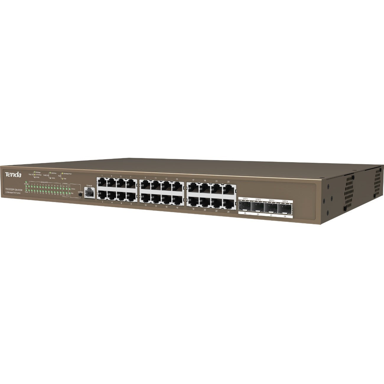 Tenda L3 Managed PoE Switch - TEG5328P-24-410W