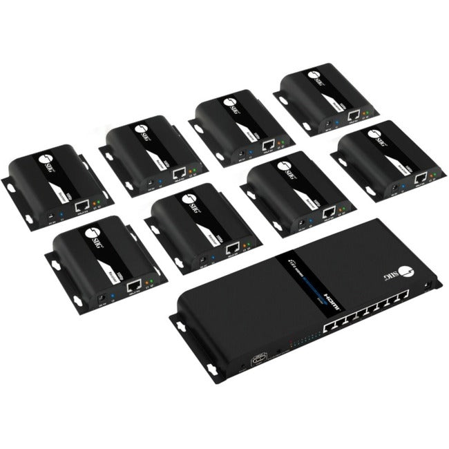 SIIG 1x8 1080p HDMI Splitter HDbitT over IP Extender Kit - 120m - CE-H26W11-S1