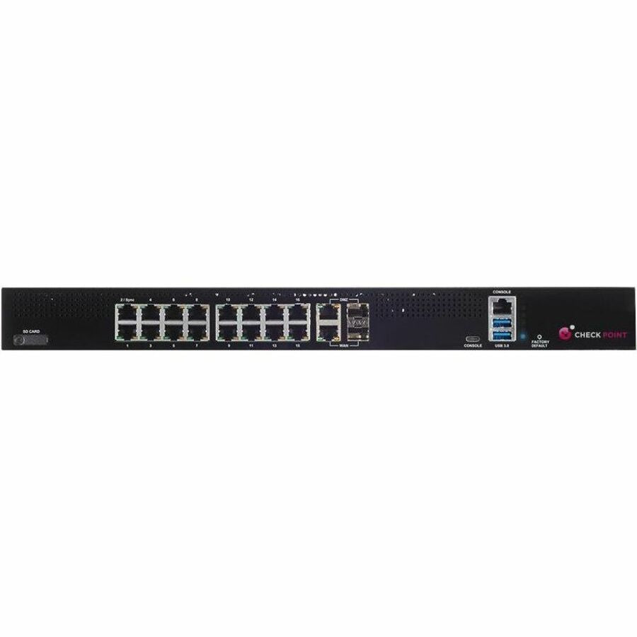 Check Point Quantum Spark 1600 Network Security/Firewall Appliance - CPAP-SG1600-SNBT-SS-PREM-3Y