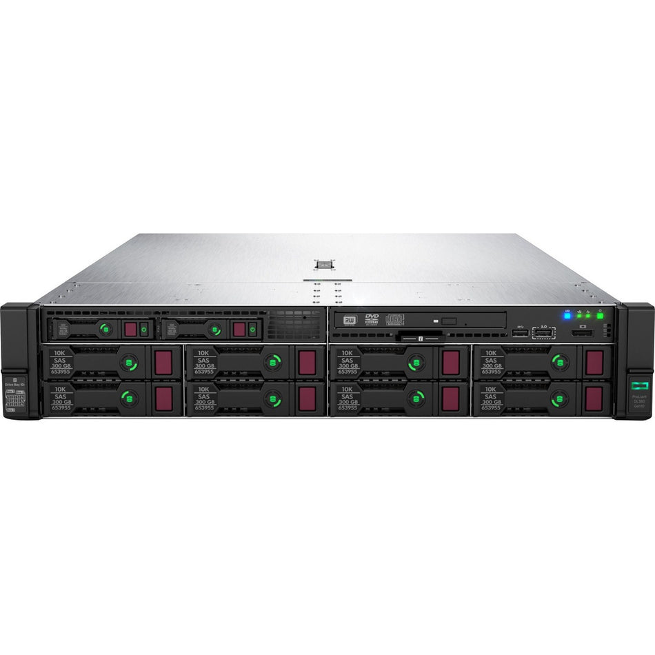 HPE ProLiant DL380 G10 2U Rack Server - 1 x Intel Xeon Silver 4215R 3.20 GHz - 32 GB RAM - 12Gb/s SAS Controller - P40717-B21