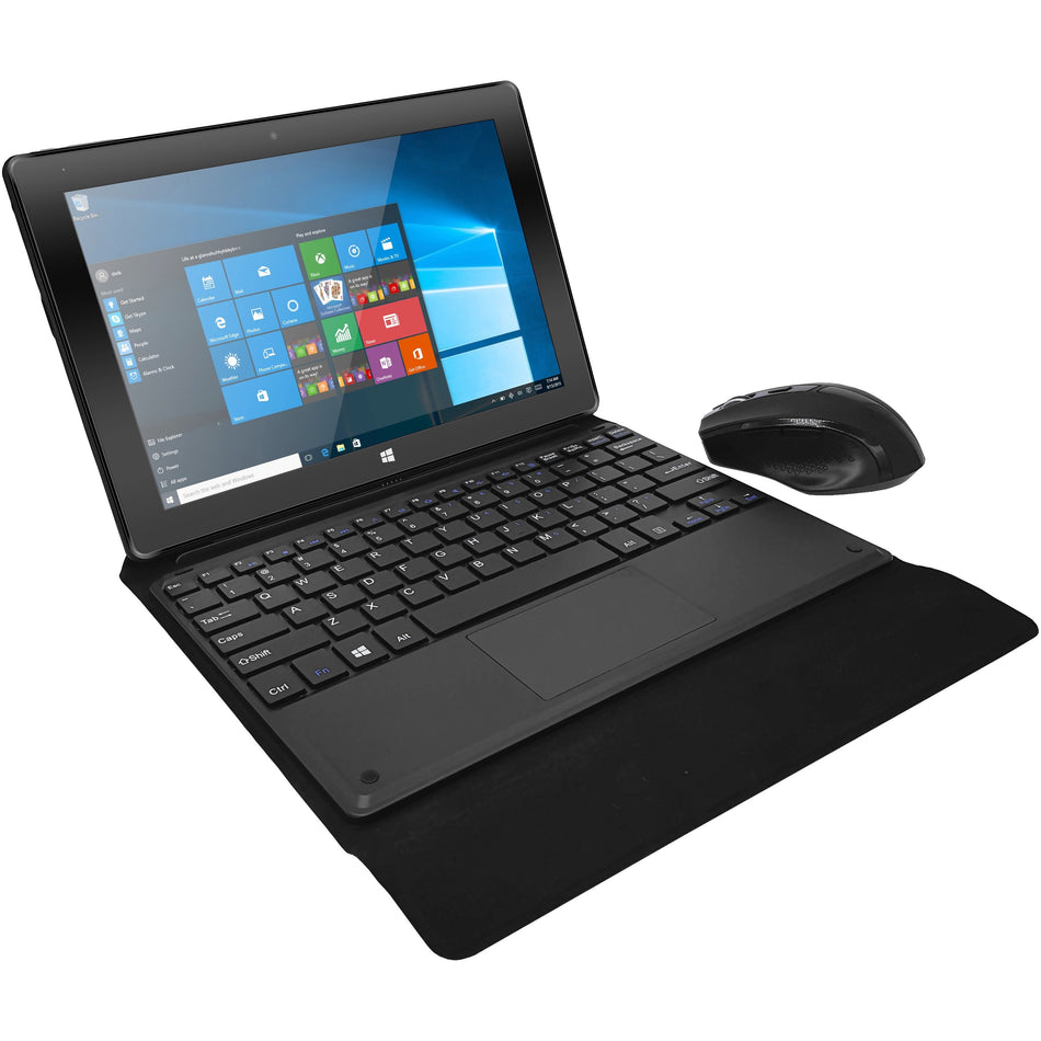 HyTab Pro 10WAB1, 10.1" 1920x1200 FHD IPS, Intel Gemini Lake N4020, Windows 10 Pro, 4GB RAM, 64GB Storage, Dual Camera, WiFi, Black - HT10WAB1RBK