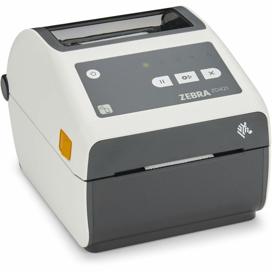 Zebra ZD421-HC Desktop Direct Thermal Printer - Monochrome - Portable - Label/Receipt Print - USB - USB Host - Wireless LAN - Near Field Communication (NFC) - US - ZD4AH42-D01W01EZ