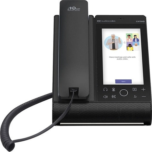 AudioCodes C470HD IP Phone - Corded - Corded - Wall Mountable - TEAMS-C470HD