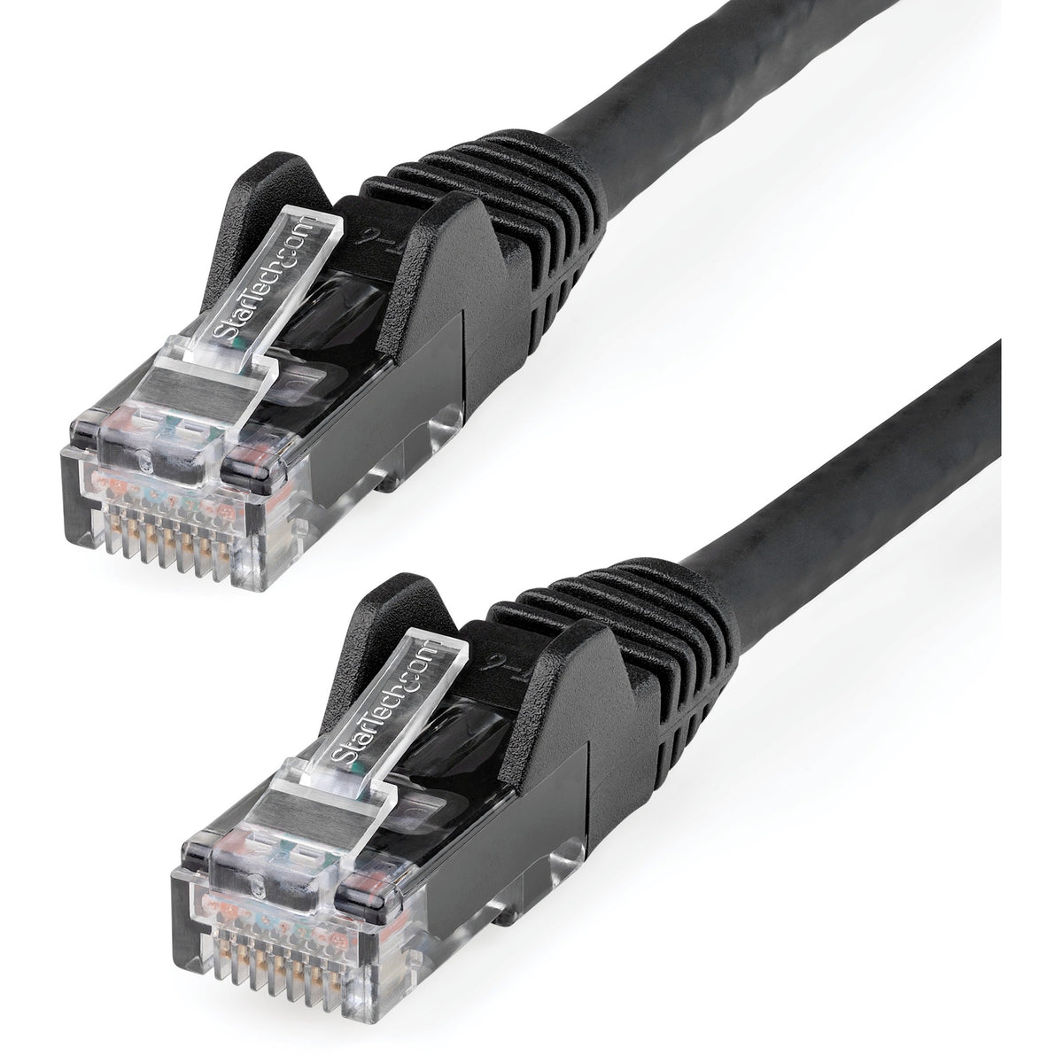 StarTech.com 6in (15cm) CAT6 Ethernet Cable, LSZH (Low Smoke Zero Halogen) 10 GbE Snagless 100W PoE UTP RJ45 Black Network Patch Cord, ETL - N6LPATCH6INBK