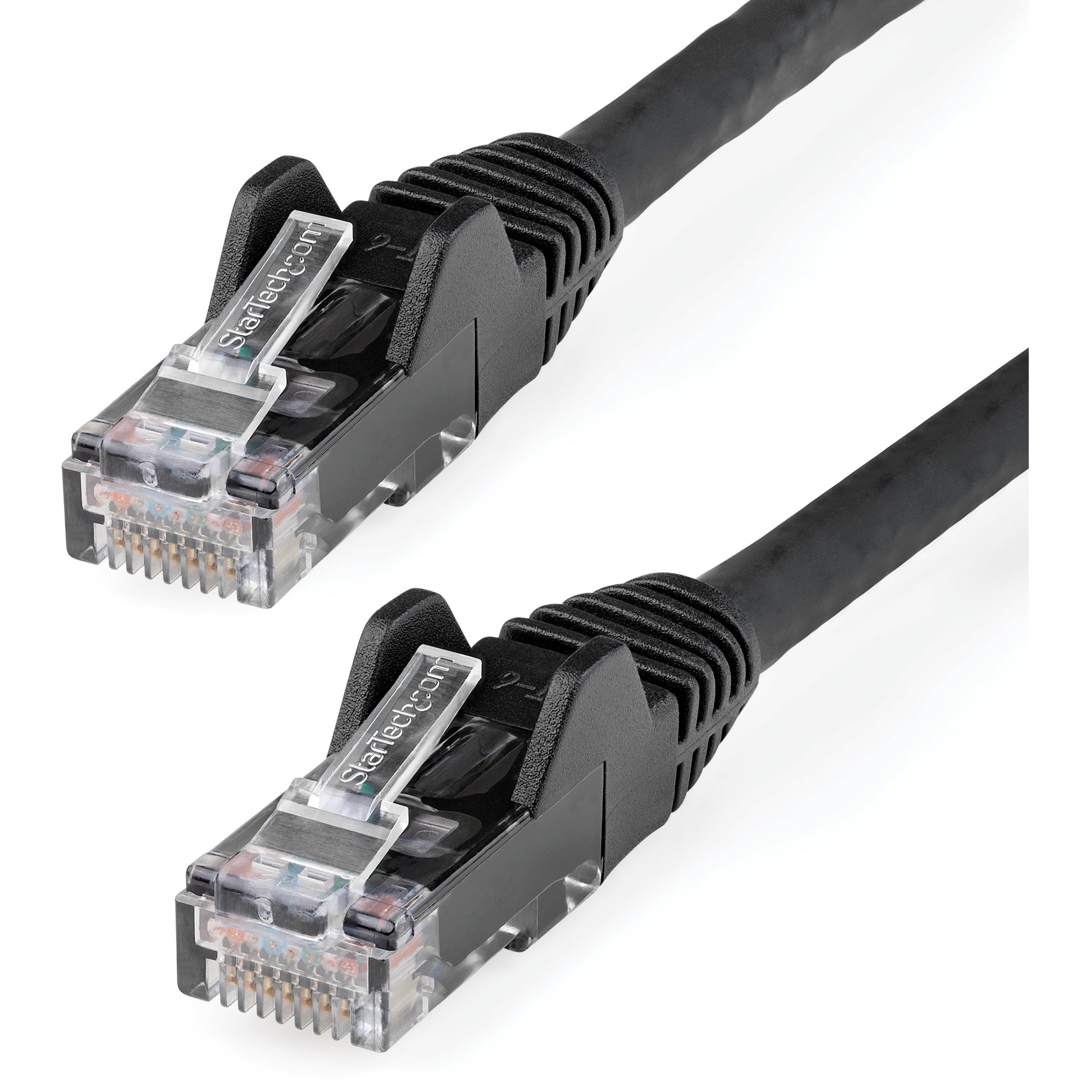 StarTech.com 6in (15cm) CAT6 Ethernet Cable, LSZH (Low Smoke Zero Halogen) 10 GbE Snagless 100W PoE UTP RJ45 Black Network Patch Cord, ETL - N6LPATCH6INBK