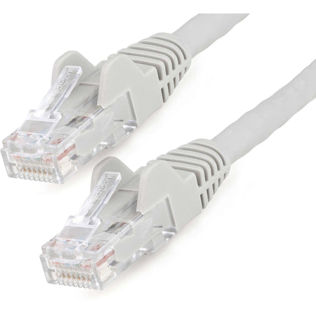 StarTech.com 6in (15cm) CAT6 Ethernet Cable, LSZH (Low Smoke Zero Halogen) 10 GbE Snagless 100W PoE UTP RJ45 Gray Network Patch Cord, ETL - N6LPATCH6INGR