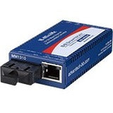 B+B SmartWorx Industrial Grade 10/100 Mbps Miniature Media Converter - IMC-350I-MM-PS-A