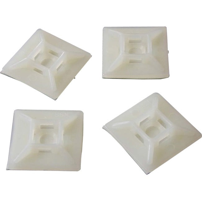 StarTech.com Self-adhesive Nylon Cable Tie Mounts - Pkg of 100 - HC102