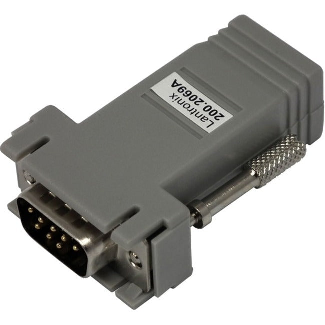 Lantronix Accessory, RJ45 To DB9M DCE Adapter, SLC, EDSxPR, EDSxPS, connection to DB9F DTE - ACC-200.2069A