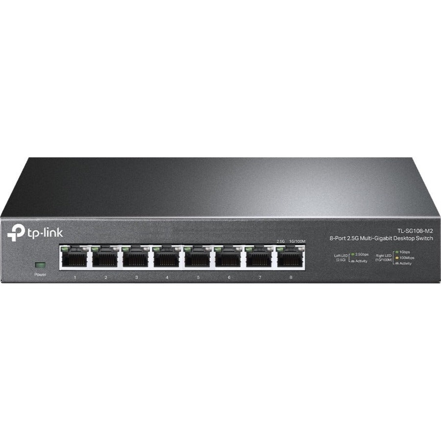 TP-Link TL-SG108-M2 - 8-Port Multi-Gigabit Unmanaged Network Switch - Limited Lifetime Protection - TL-SG108-M2
