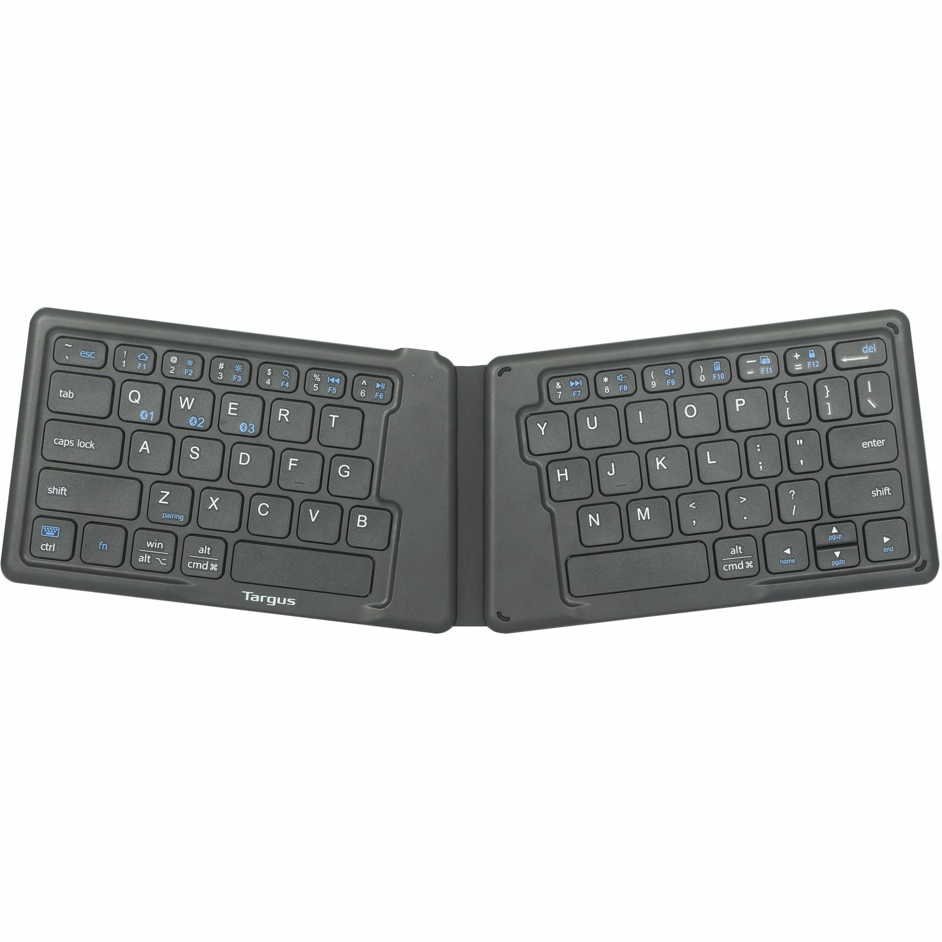 Targus Ergonomic Foldable Bluetooth EcoSmart Keyboard - AKF003US