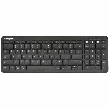 Targus Midsize Multi-Device Bluetooth Antimicrobial Keyboard, Black - AKB863US