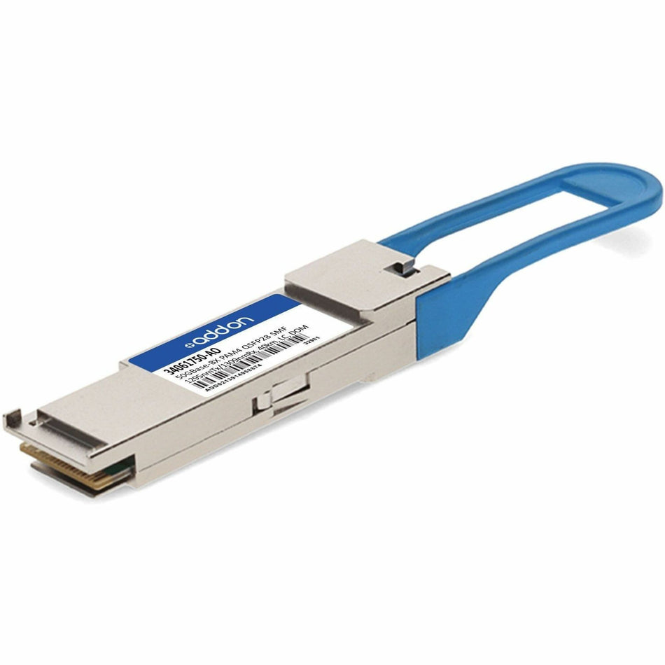 AddOn Huawei&reg; 34061750 Compatible TAA 50GBase-BX PAM4 QSFP28 Transceiver (SMF, 1295nmTx/1309nmRx, 40km, LC, DOM) - 34061750-AO