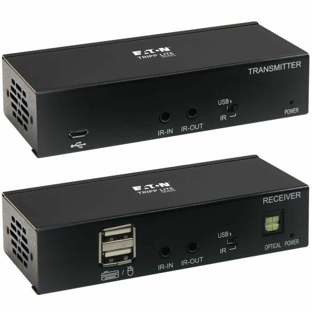 Tripp Lite by Eaton DisplayPort over Cat6 Extender Kit KVM Support USB 4K DP1.2a PoC HDCP 2.2 230 ft. (70 m) TAA - B127A-1A1-BDBD