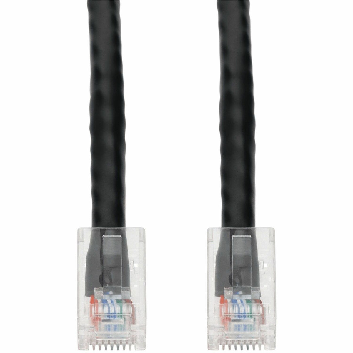 AddOn 6in Black CAT 6 PVC Ethernet Cable Non-Booted RJ-45 M/M - ADD-0-5FCAT6NB-BK