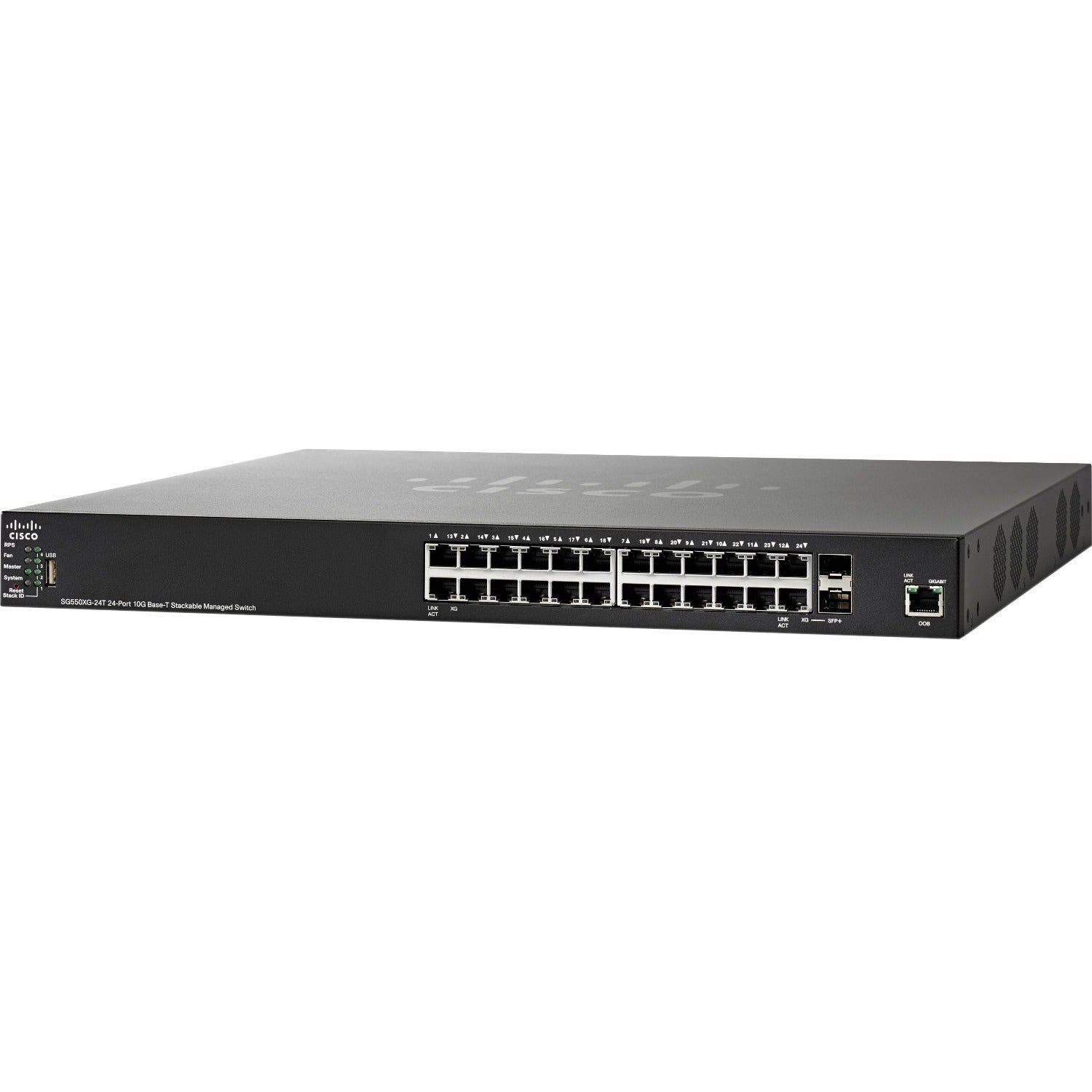 Cisco SG550XG-24T 24-Port 10GBase-T Stackable Managed Switch - SG550XG-24TK9NA-RF