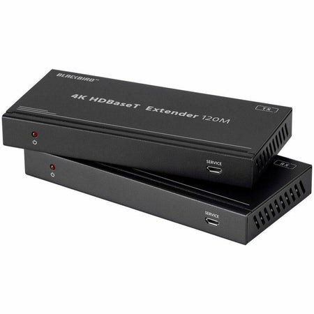 Monoprice Blackbird 4K HDBaseT Extender Kit, 120m, HDR, 18Gbps, 4K@60Hz, YCbCr 4:4:4, HDCP 2.2, PoC, RS-232, Loop Out and Bidirectional IR - 41097