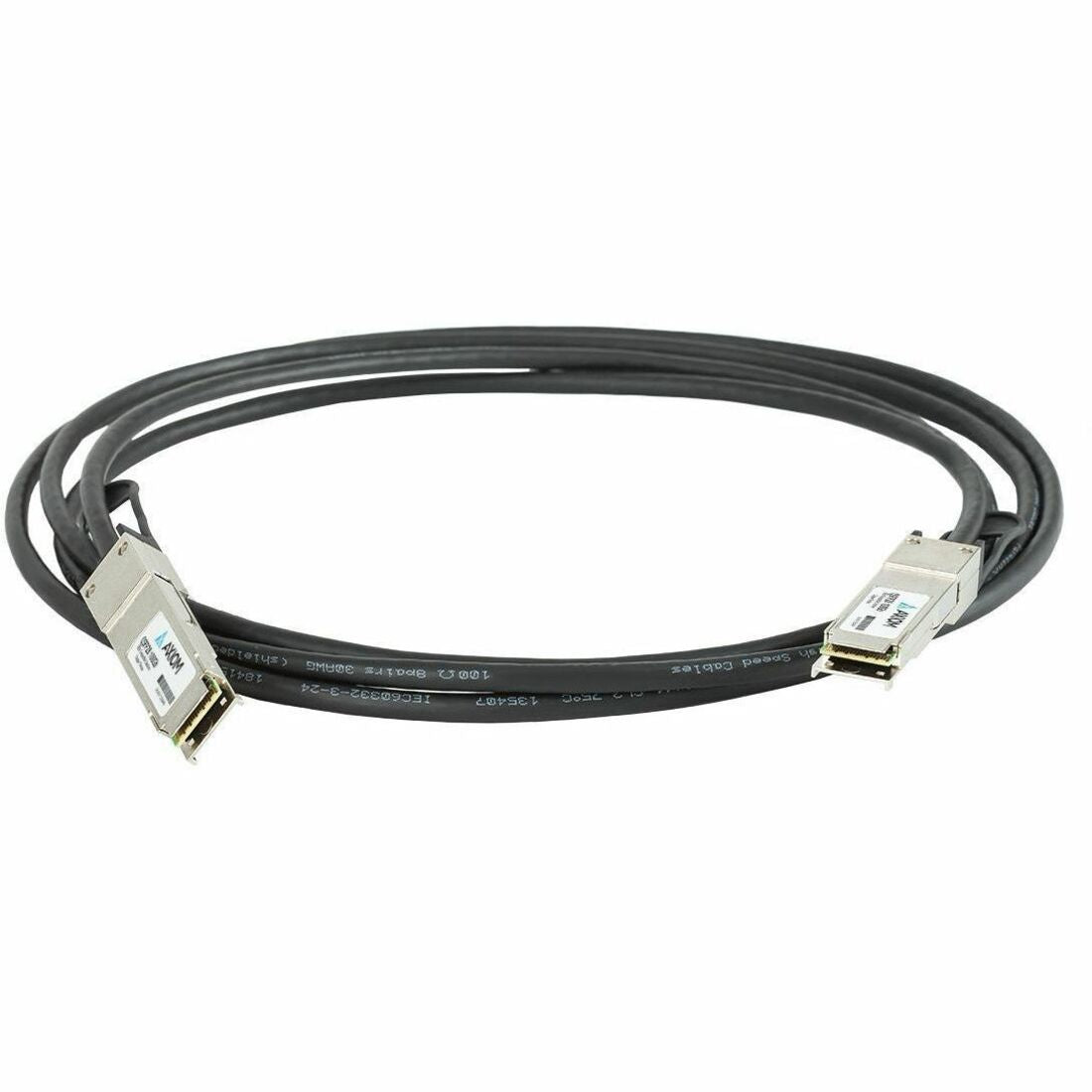 Axiom 100GBASE-CR4 QSFP28 Passive DAC Cable Arista Compatible 0.5m - CAB-Q-Q-100G-0.5M-AX