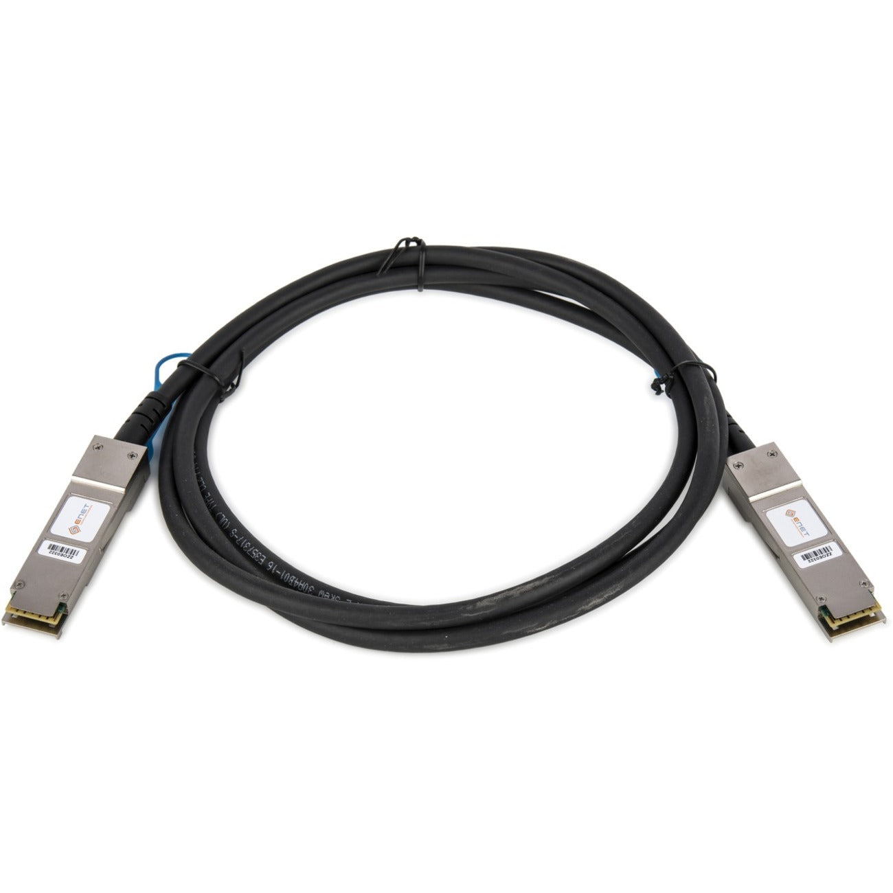 ENET Meraki Compatible MA-CBL-40G-2M TAA Compliant Functionally Identical 40GBASE-CR4 QSFP+ Cable Assembly 1m - MA-CBL-40G-2M-ENC