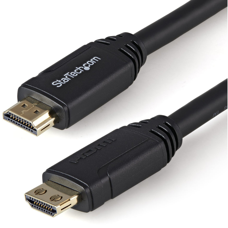 StarTech.com 9.8ft (3m) HDMI 2.0 Cable, 4K 60Hz Premium Certified High Speed HDMI Cable w/Ethernet, UHD HDMI Cord, M/M Gripping Connectors - HDMM3MLP