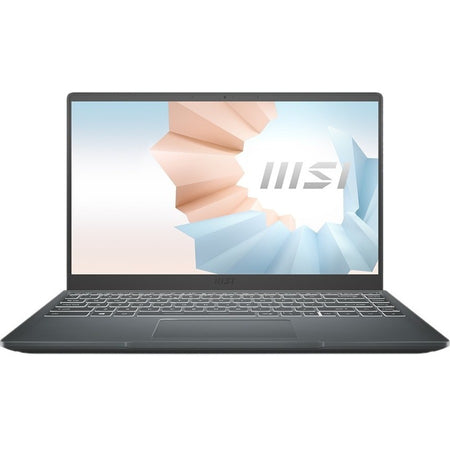 MSI Modern 14 B11MO-240 14" Rugged Notebook - Full HD - 1920 x 1080 - Intel Core i7 11th Gen i7-1165G7 900 MHz - 8 GB Total RAM - 512 GB SSD - Carbon Gray - MODERN14B240