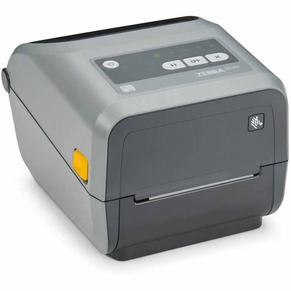 Zebra ZD421 Desktop, Retail, Healthcare, Transportation & Logistic, Manufacturing Thermal Transfer Printer - Monochrome - Label/Receipt Print - Fast Ethernet - USB - USB Host - Bluetooth - Near Field Communication (NFC) - ZD4A042-C01E00EZ