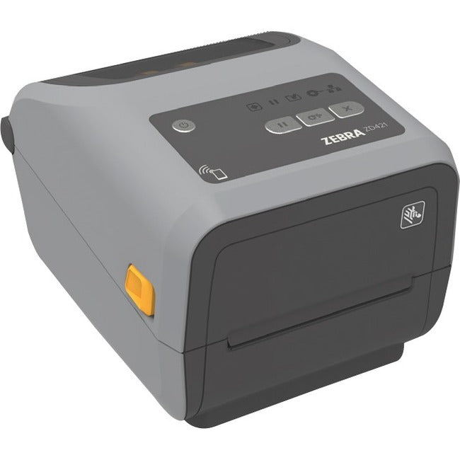 Zebra ZD421c Desktop Thermal Transfer Printer - Monochrome - Label/Receipt Print - USB - USB Host - Bluetooth - Wireless LAN - Near Field Communication (NFC) - US - ZD4A042-C01W01EZ